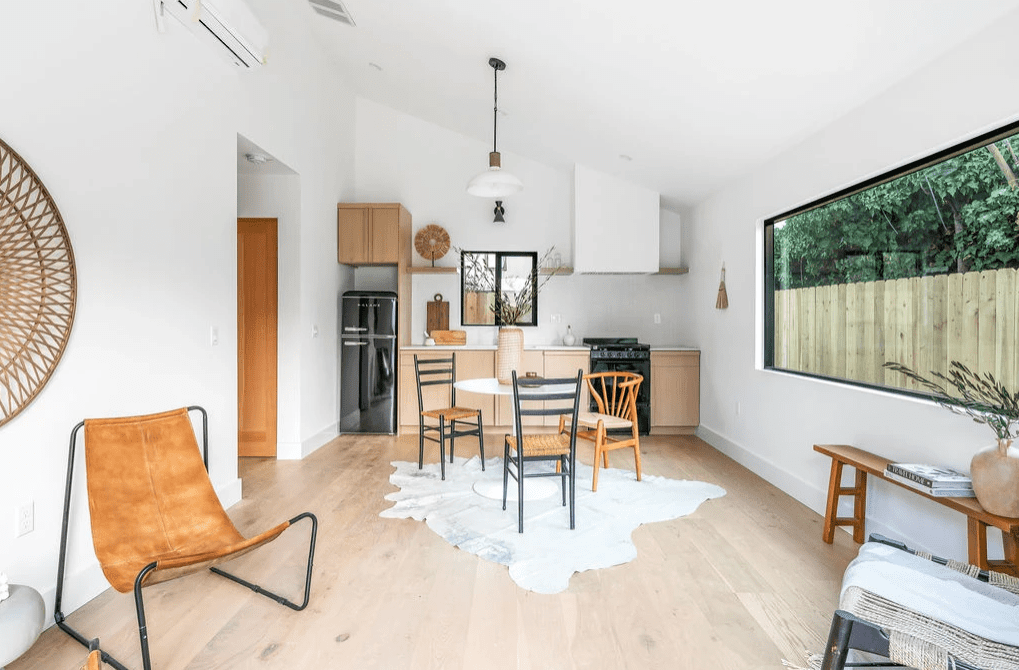 idées de conversion de garage kitchenette