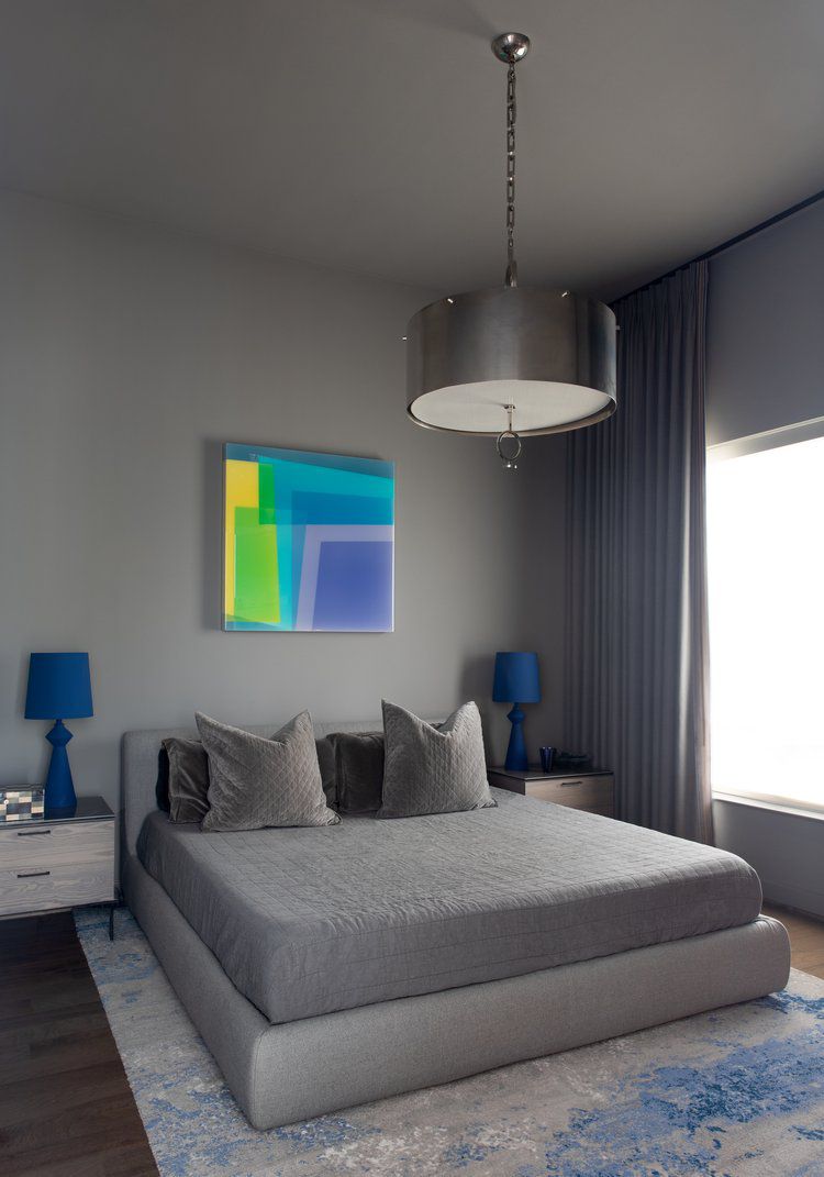 idées de chambres d'amis colorées