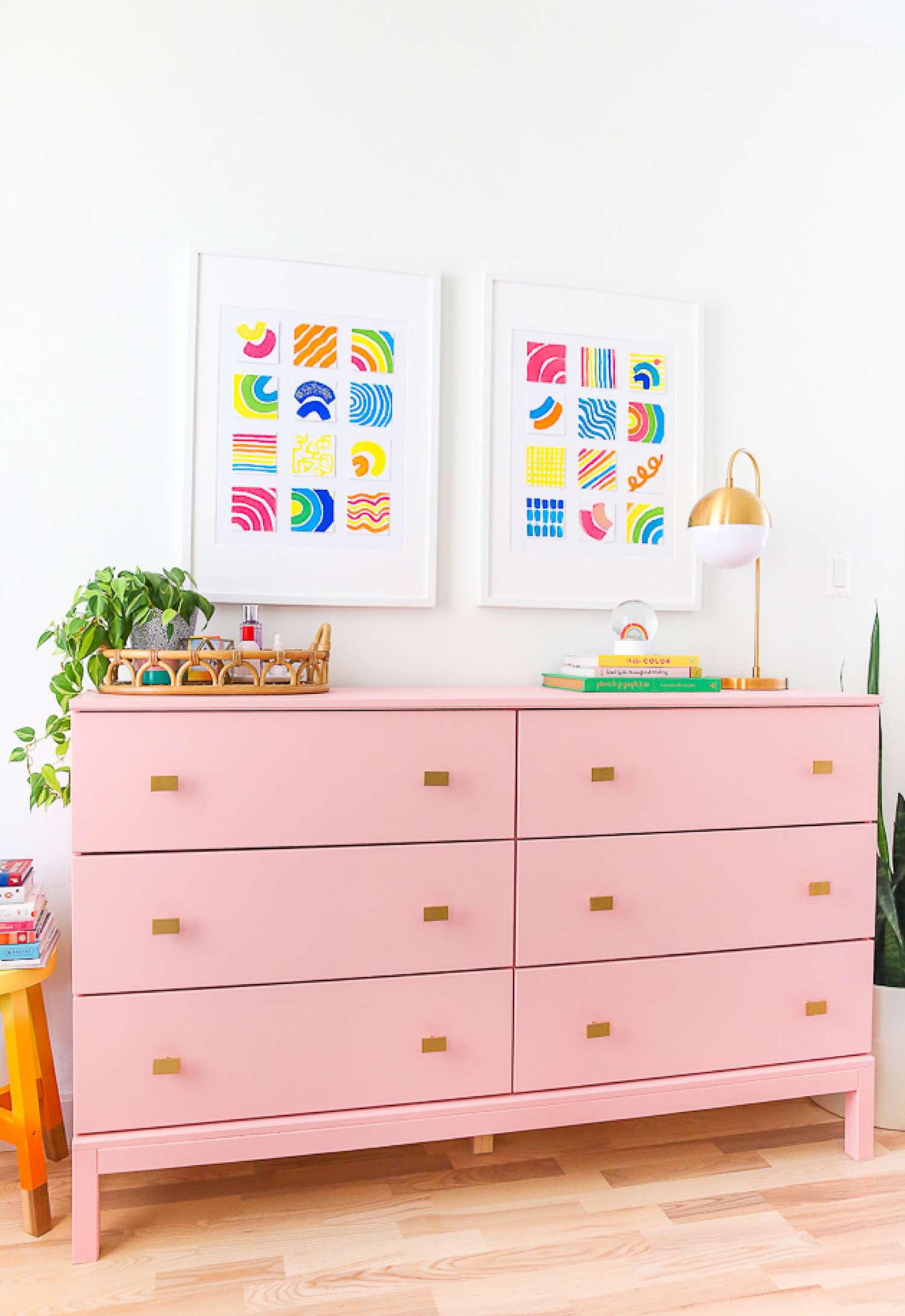 commode rose Ikea Tarva
