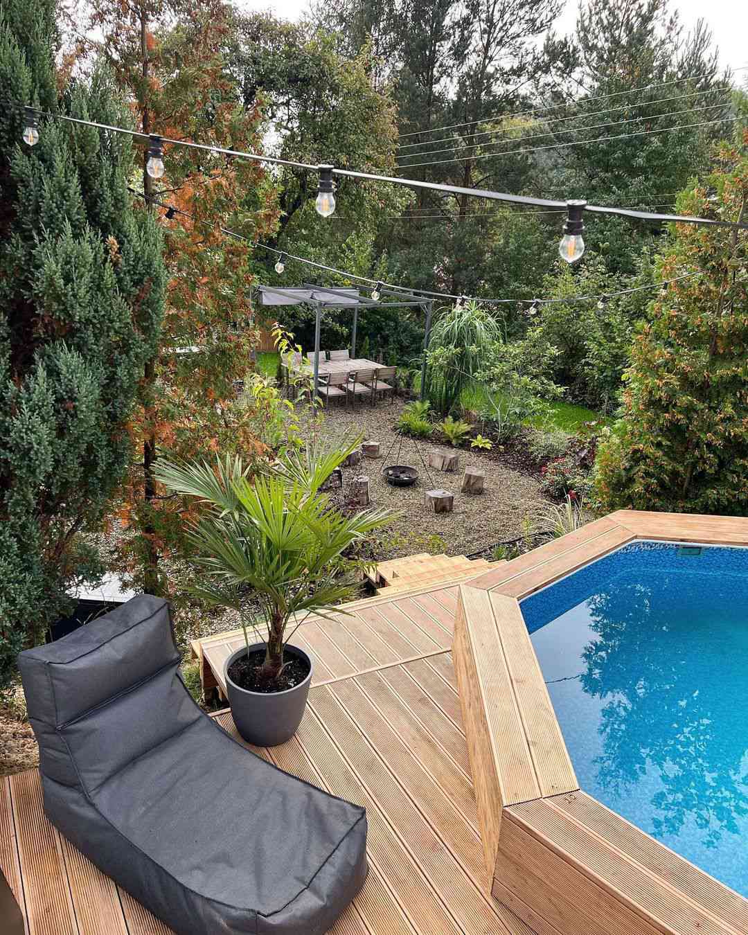 piscine hexagonale