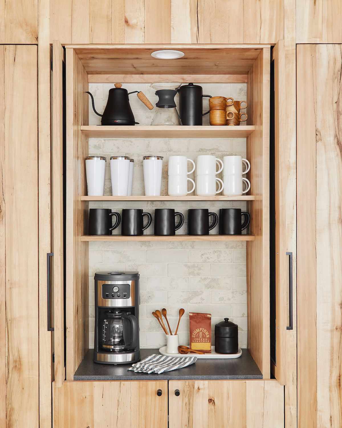 idées de stations de café pour la cuisine
