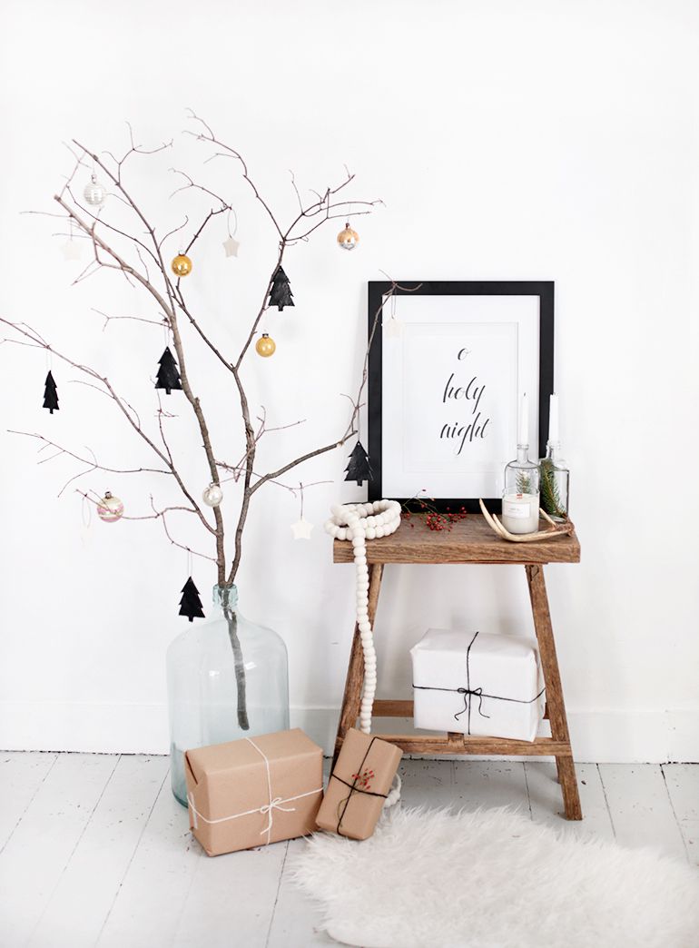 alternatives au sapin de Noël