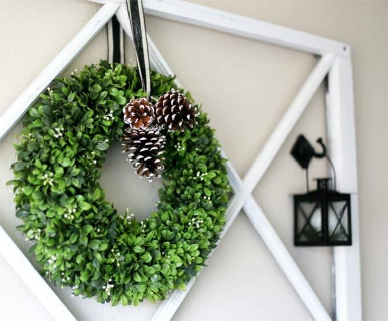 Décoration d'une fenêtre au fil des saisons
