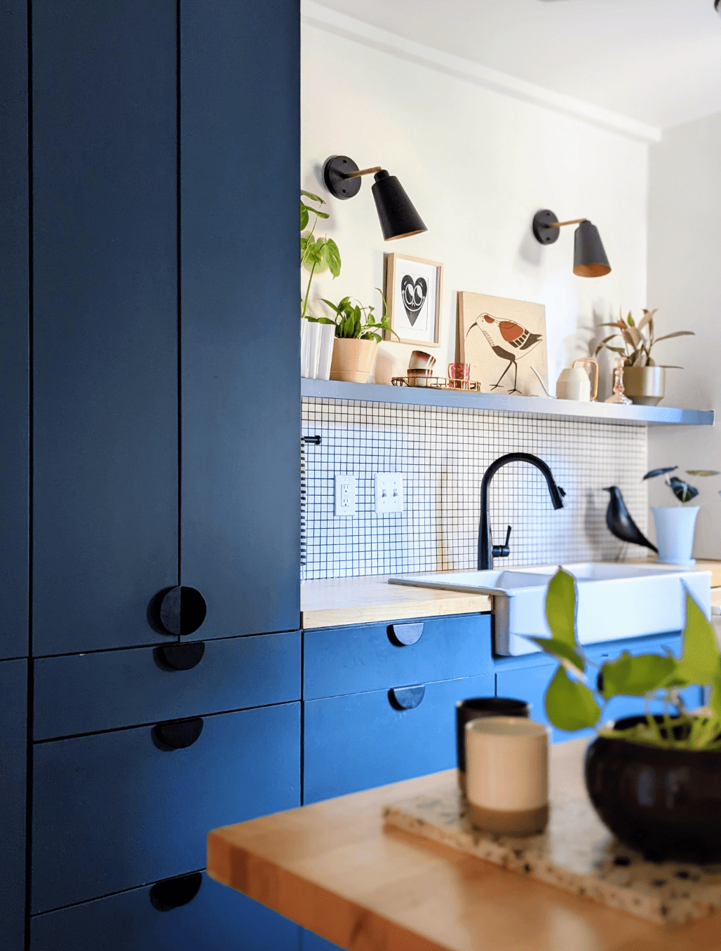 Petite cuisine bleue