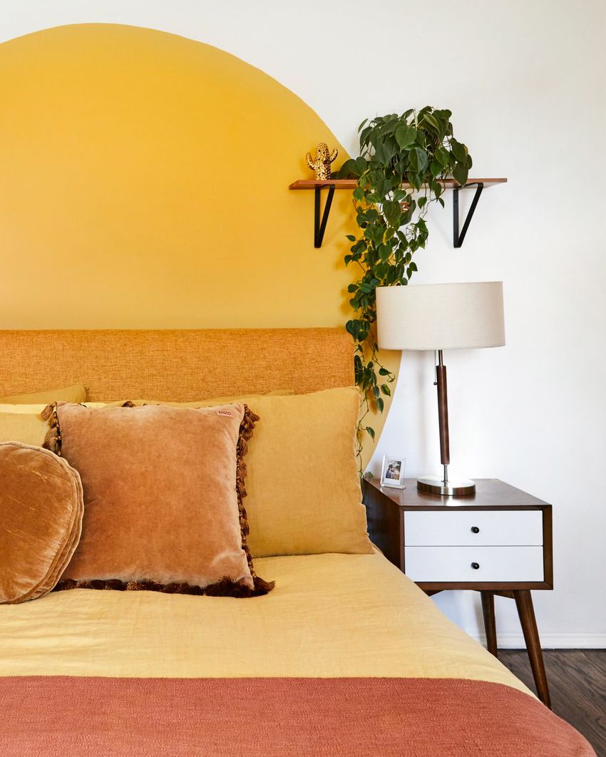 décoration au-dessus du lit