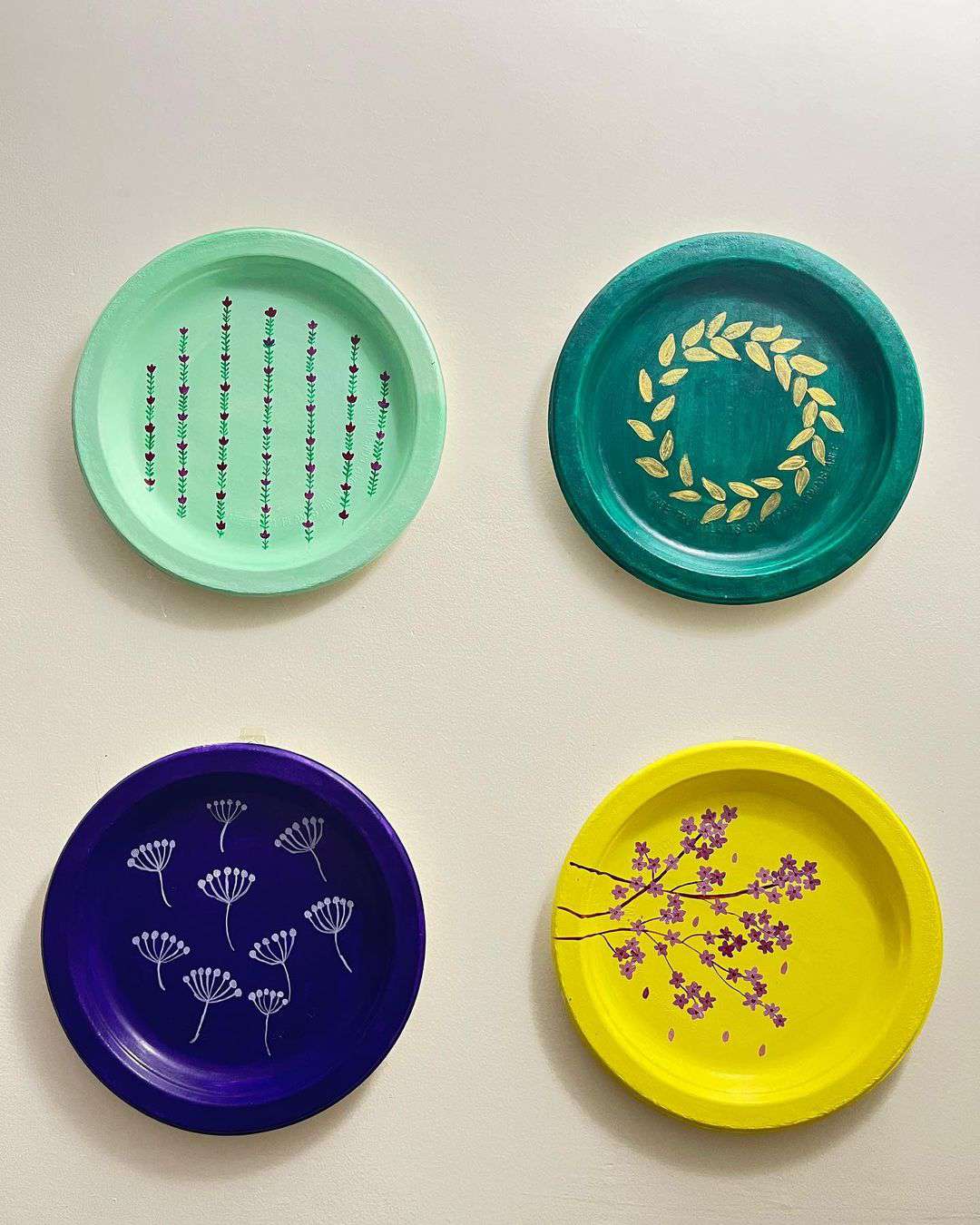 Assiettes DIY
