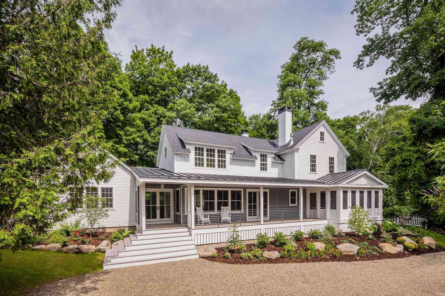 couleurs de maison moderne à deux tons de gris pour l'extérieur
