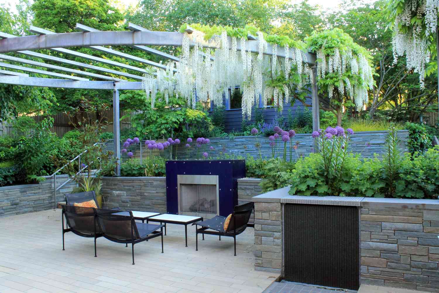 idées de pergola pour patio d'arrière-cour