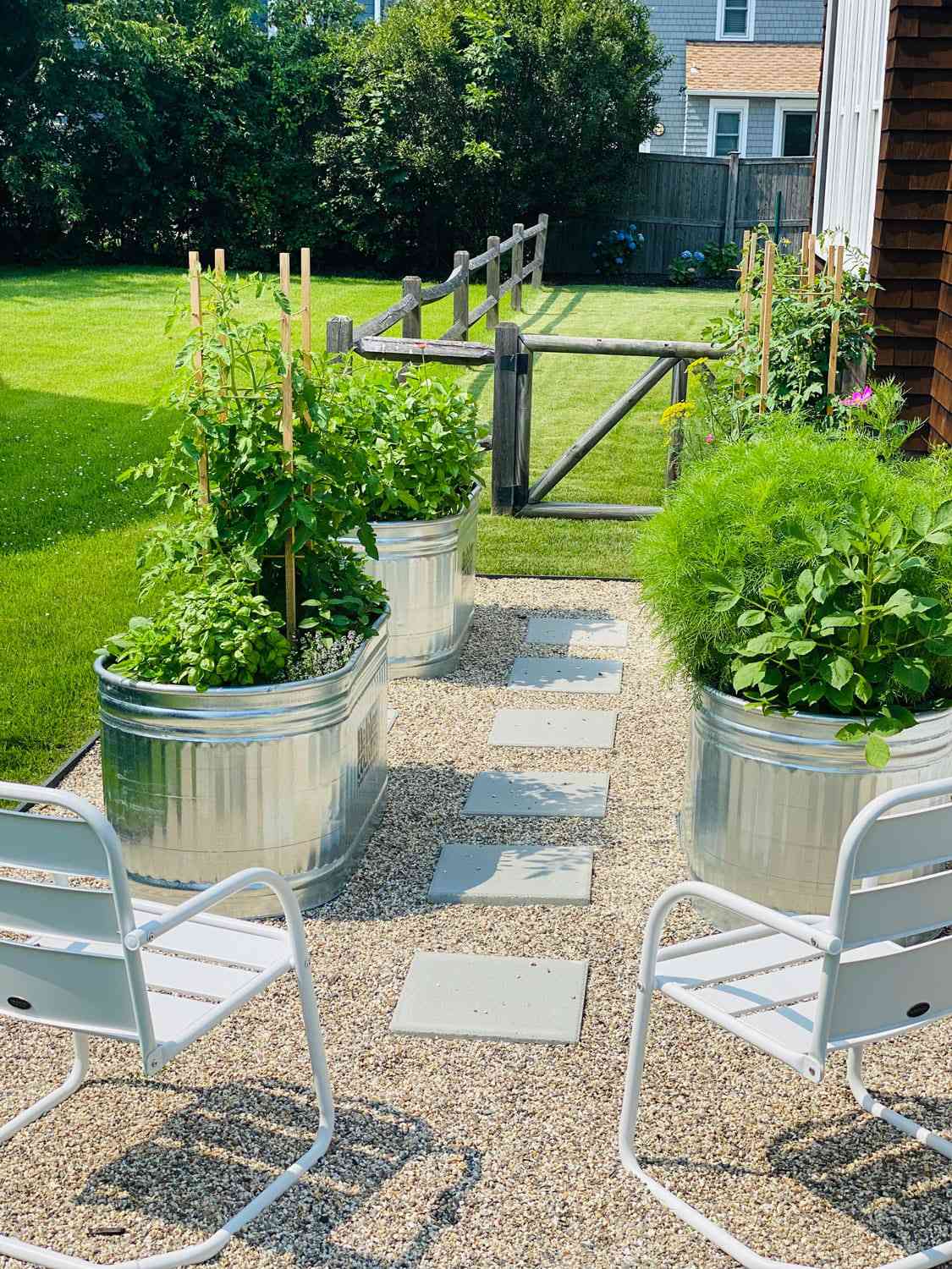 idées de lits de jardin surélevés backyar