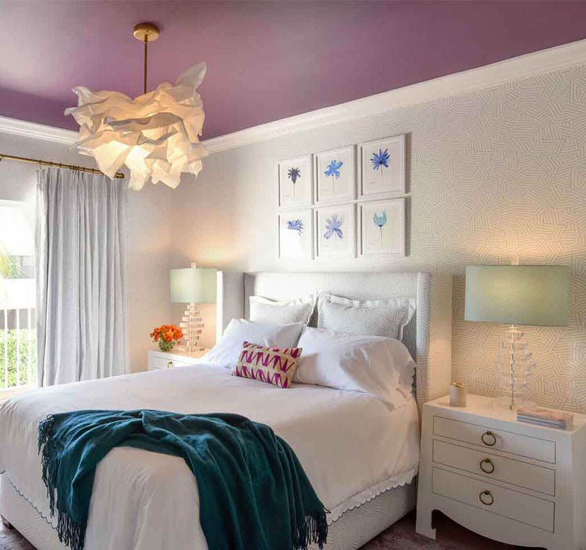 Plafond de la chambre à coucher