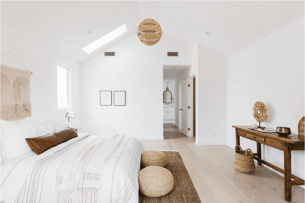 Plafond de la chambre à coucher