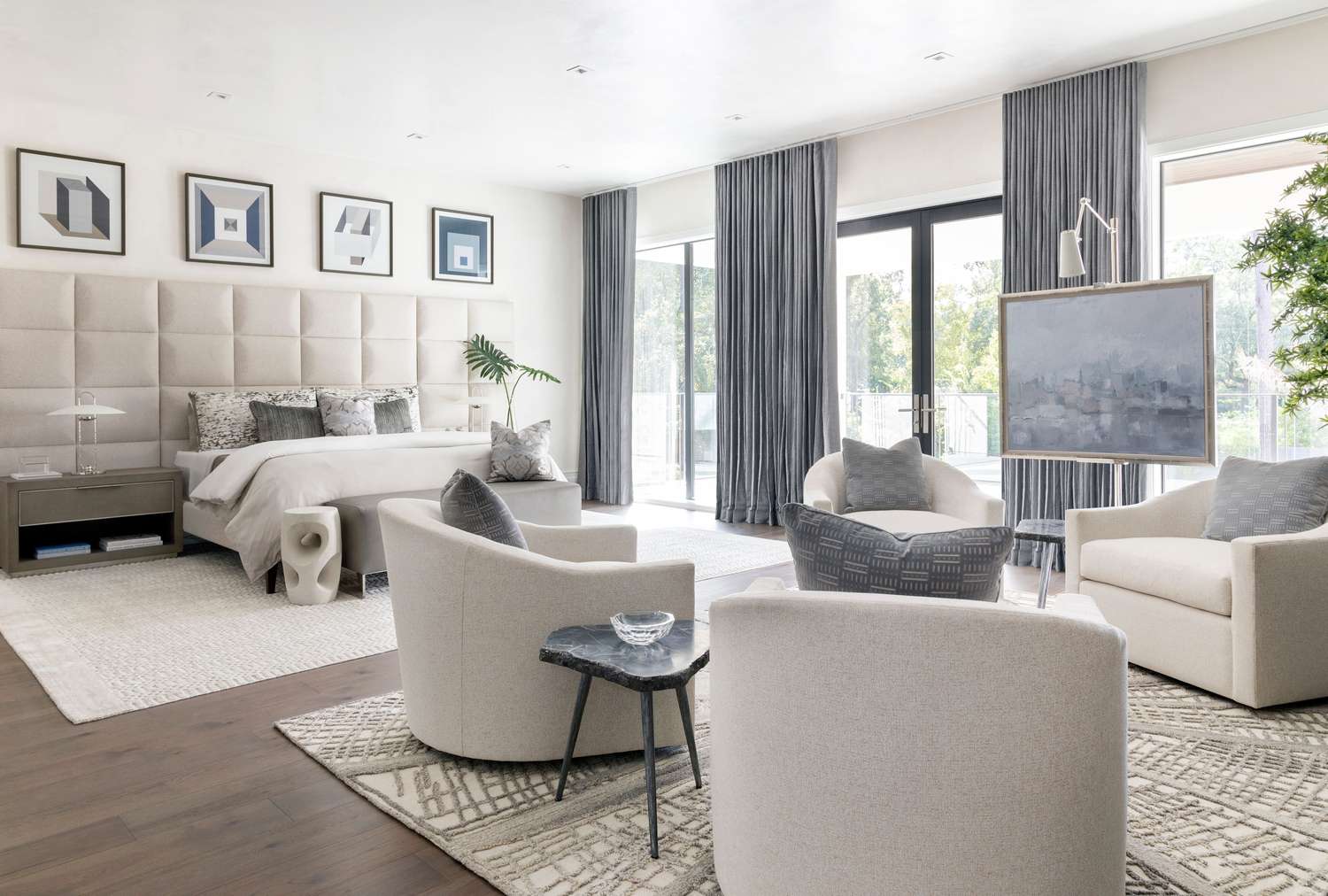 chambre à coucher avec tv