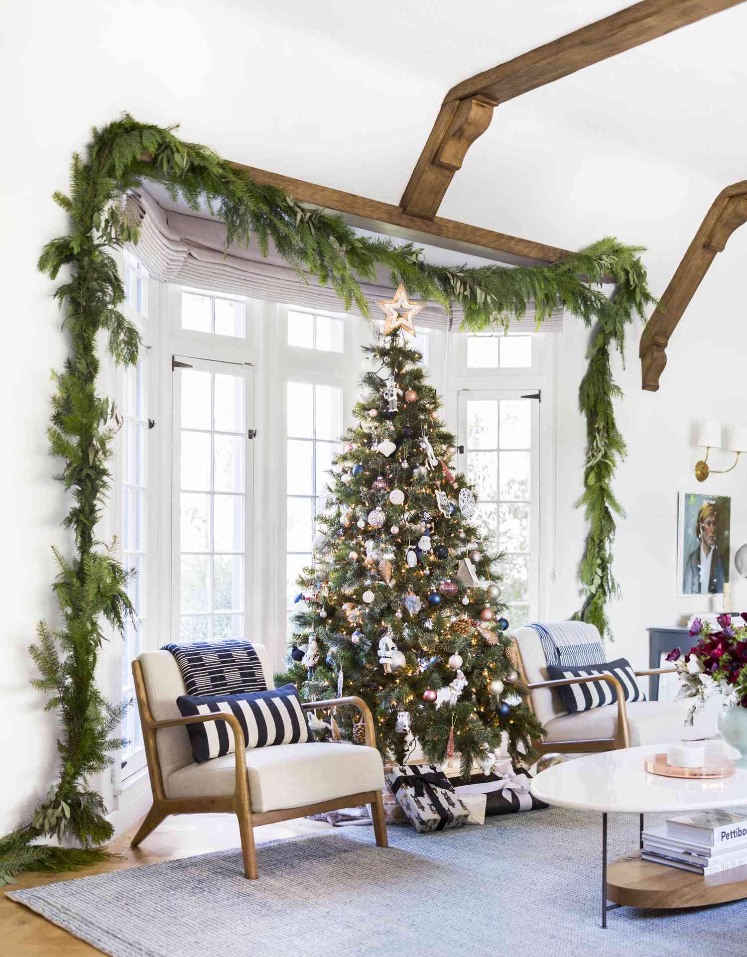 Véritable guirlande de Noël