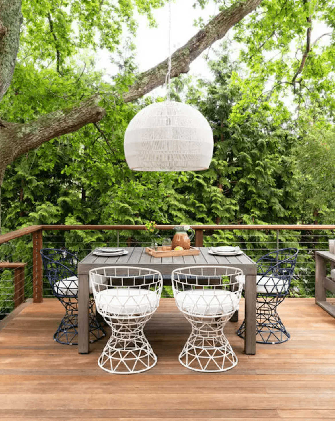 idées de salle à manger pour terrasse dans l'arrière-cour