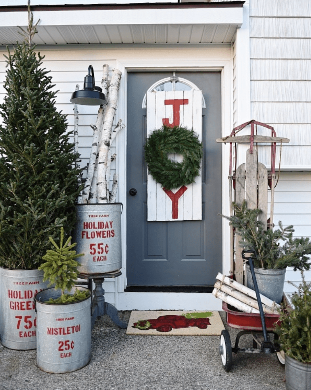 Panneau de Noël DIY pour l'extérieur