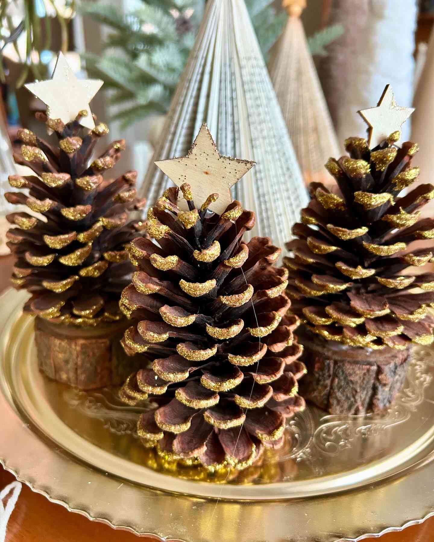 Arbre en pommes de pin Décoration de Noël