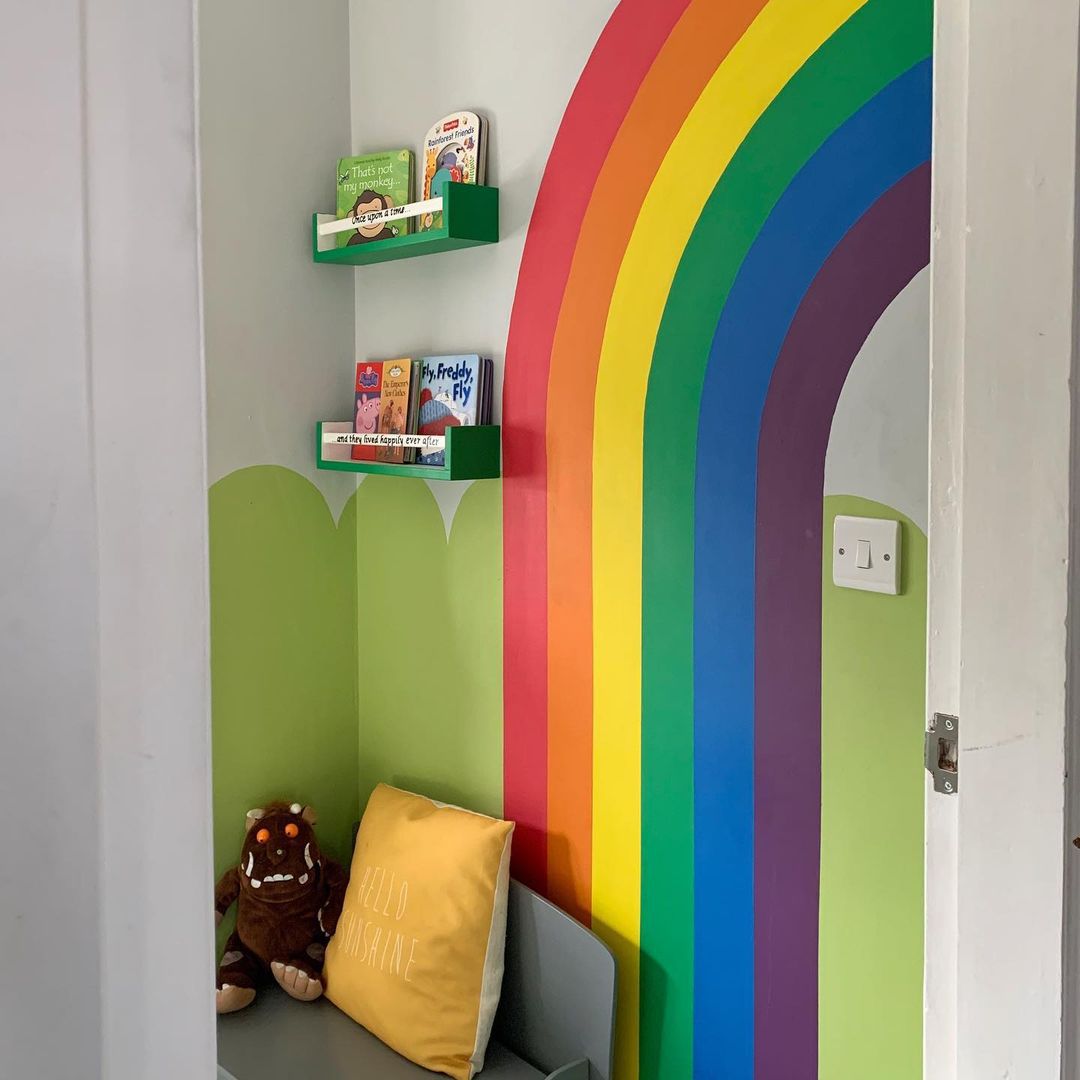 arc-en-ciel peint