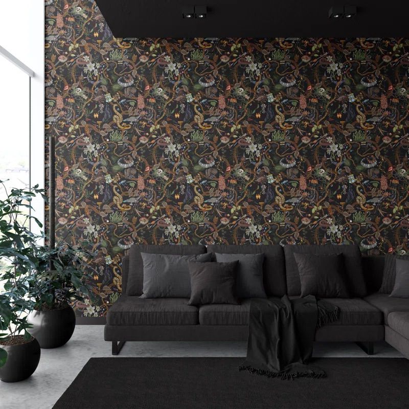 Papier peint XAWD Glamour Life sur le mur d'un salon