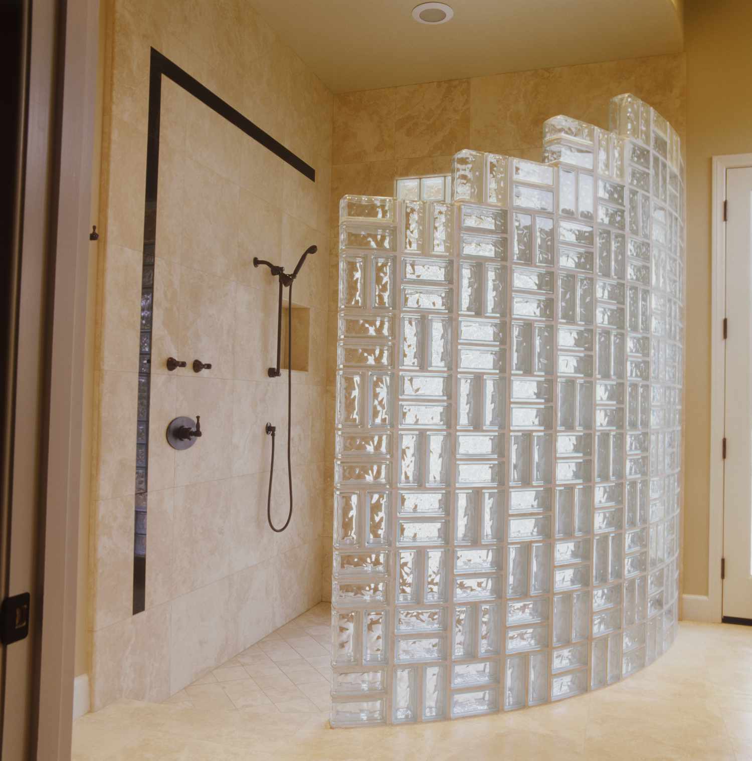 cloison en blocs de verre