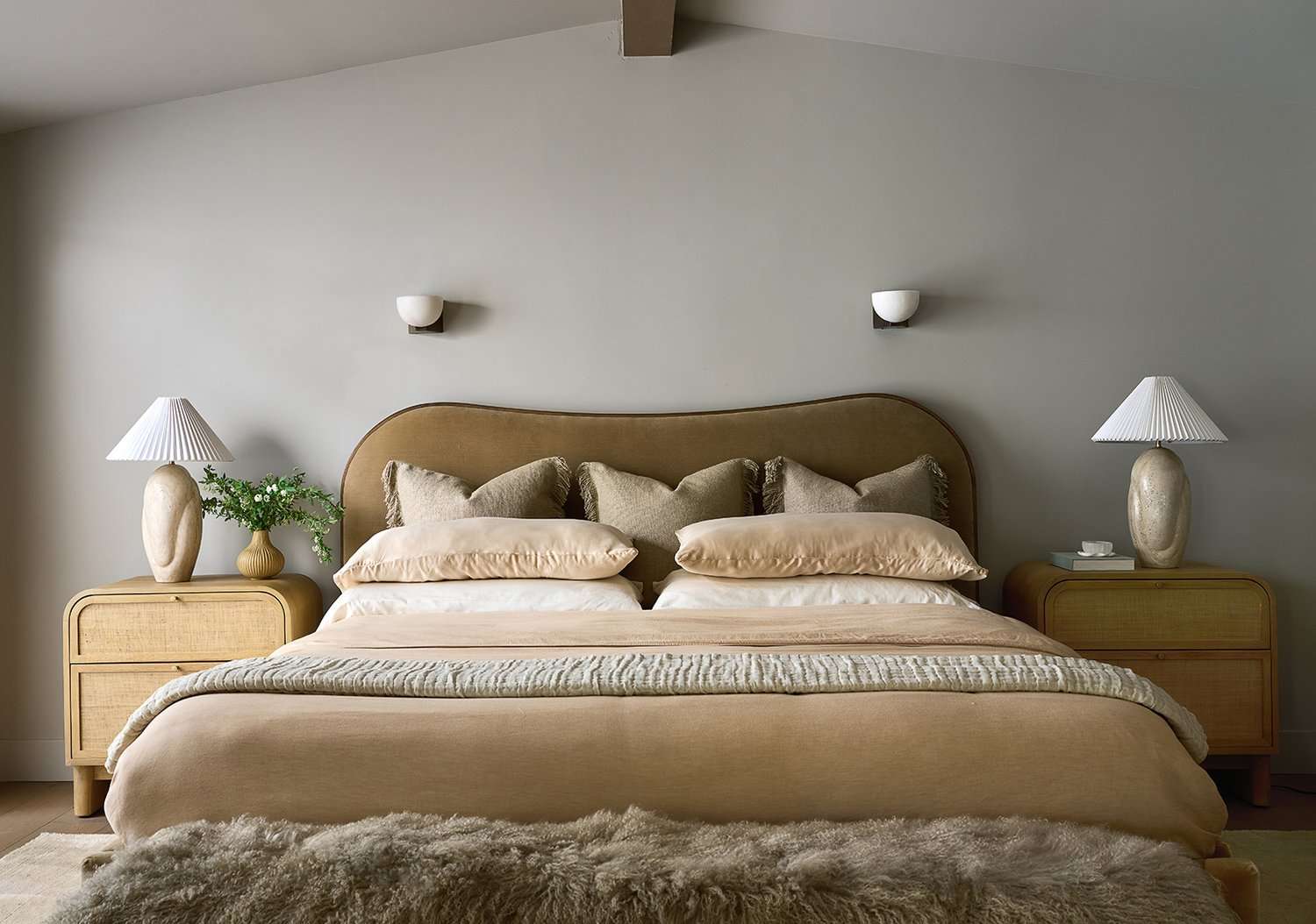 couleurs de peinture gris champignon relaxantes pour chambre