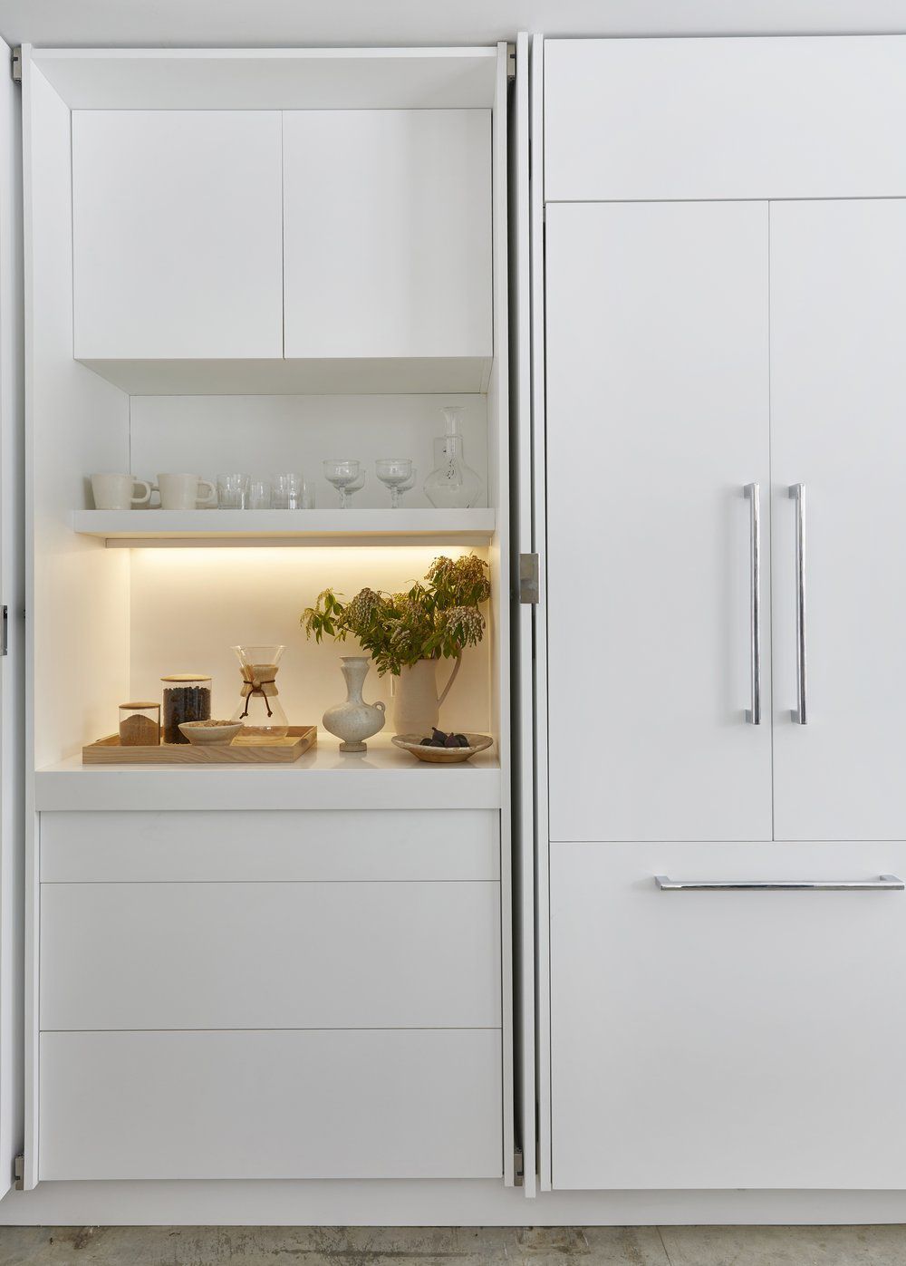 éclairage d'armoire de cuisine fait maison