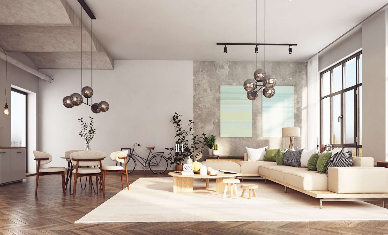 competing light fixtures