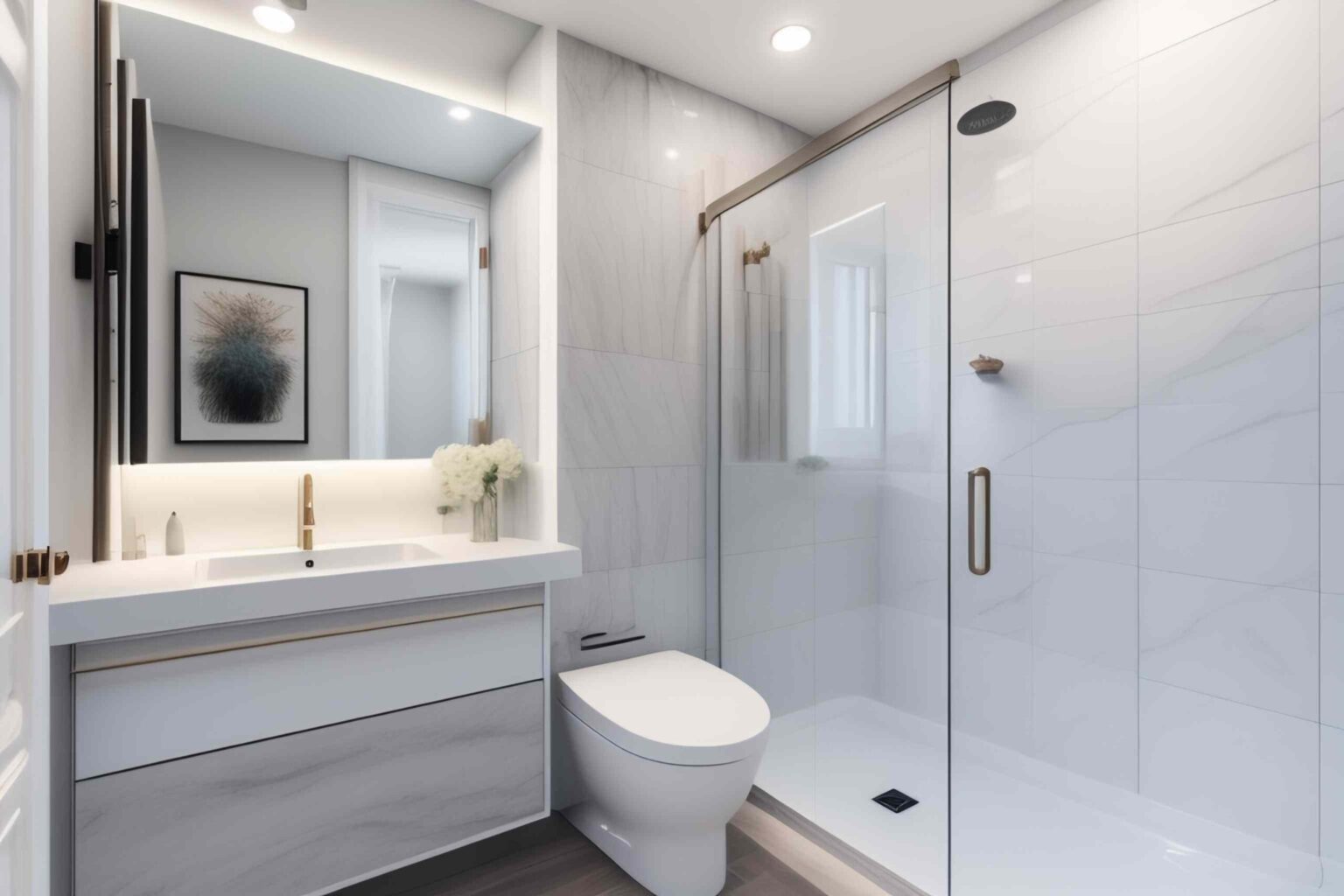 Comment donner une impression d’immensité à une minuscule salle de bain de location, selon les décorateurs