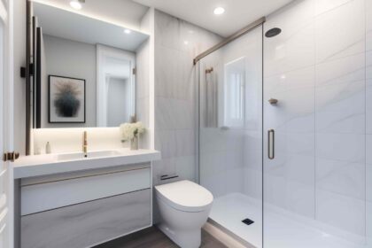 Comment donner une impression d’immensité à une minuscule salle de bain de location, selon les décorateurs