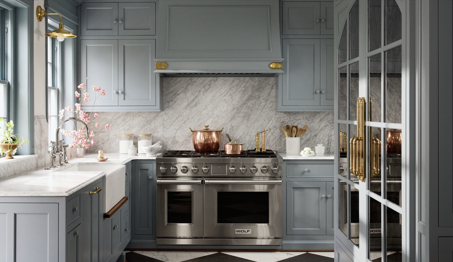 couleurs de peinture bleu clair-gris relaxantes