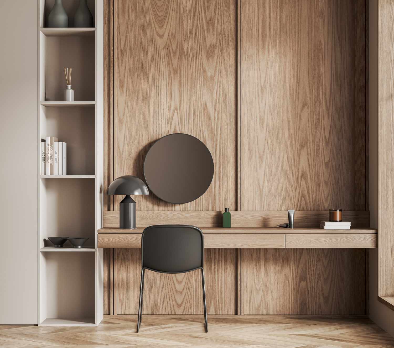 minimalist home office