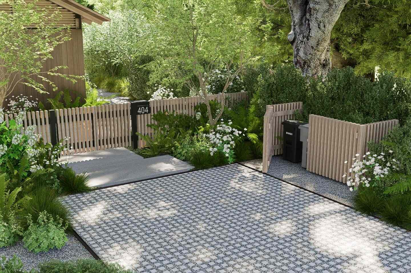 Garbage can enclosure