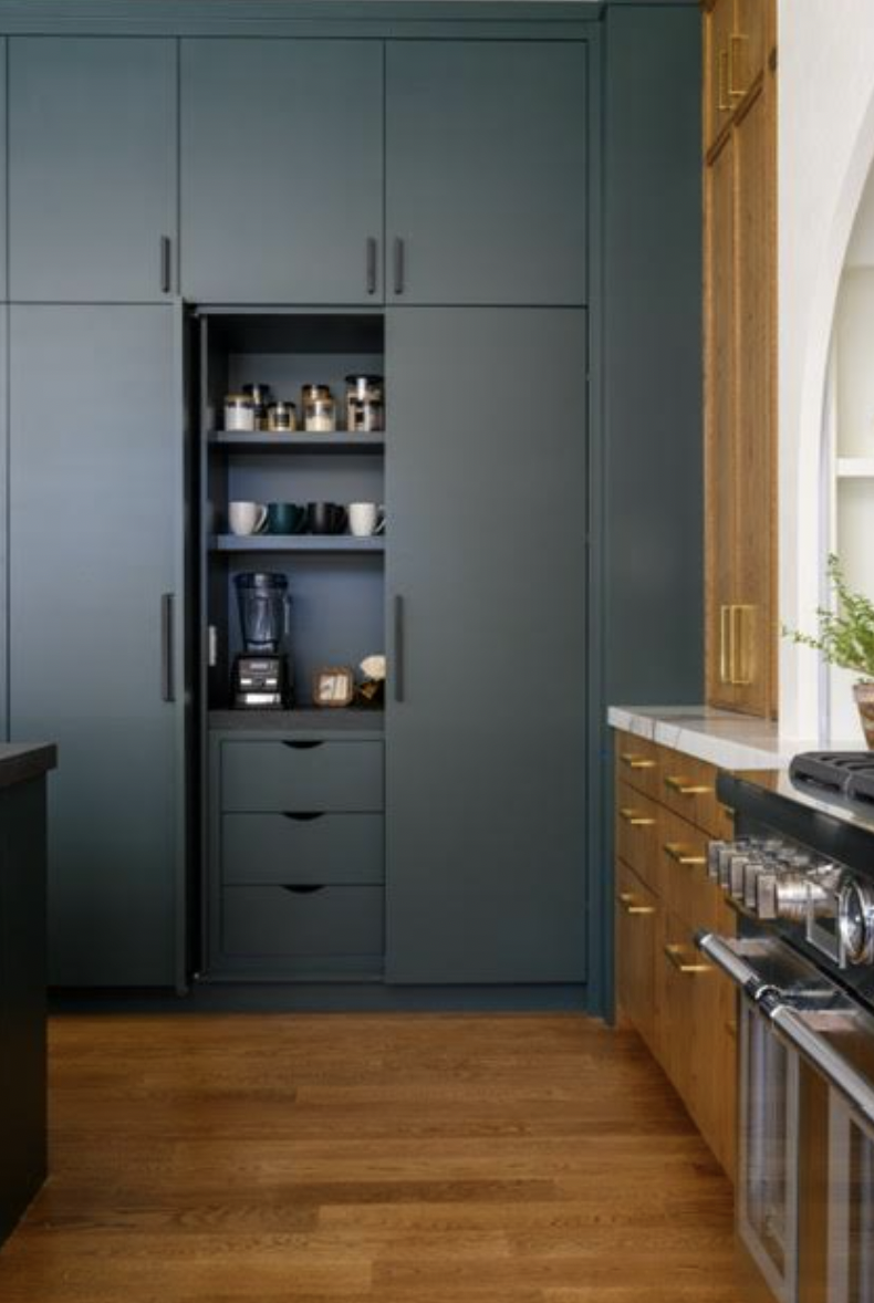 appliance garage in kitchen
