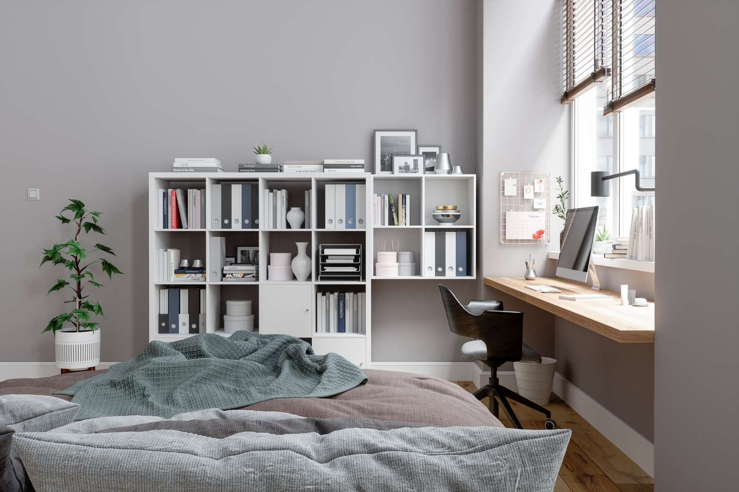 bed home office