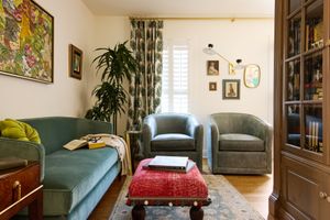 simply white walls and patterns